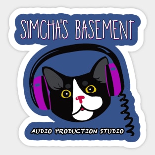 Simcha's Basement - Audio Production Studio Sticker